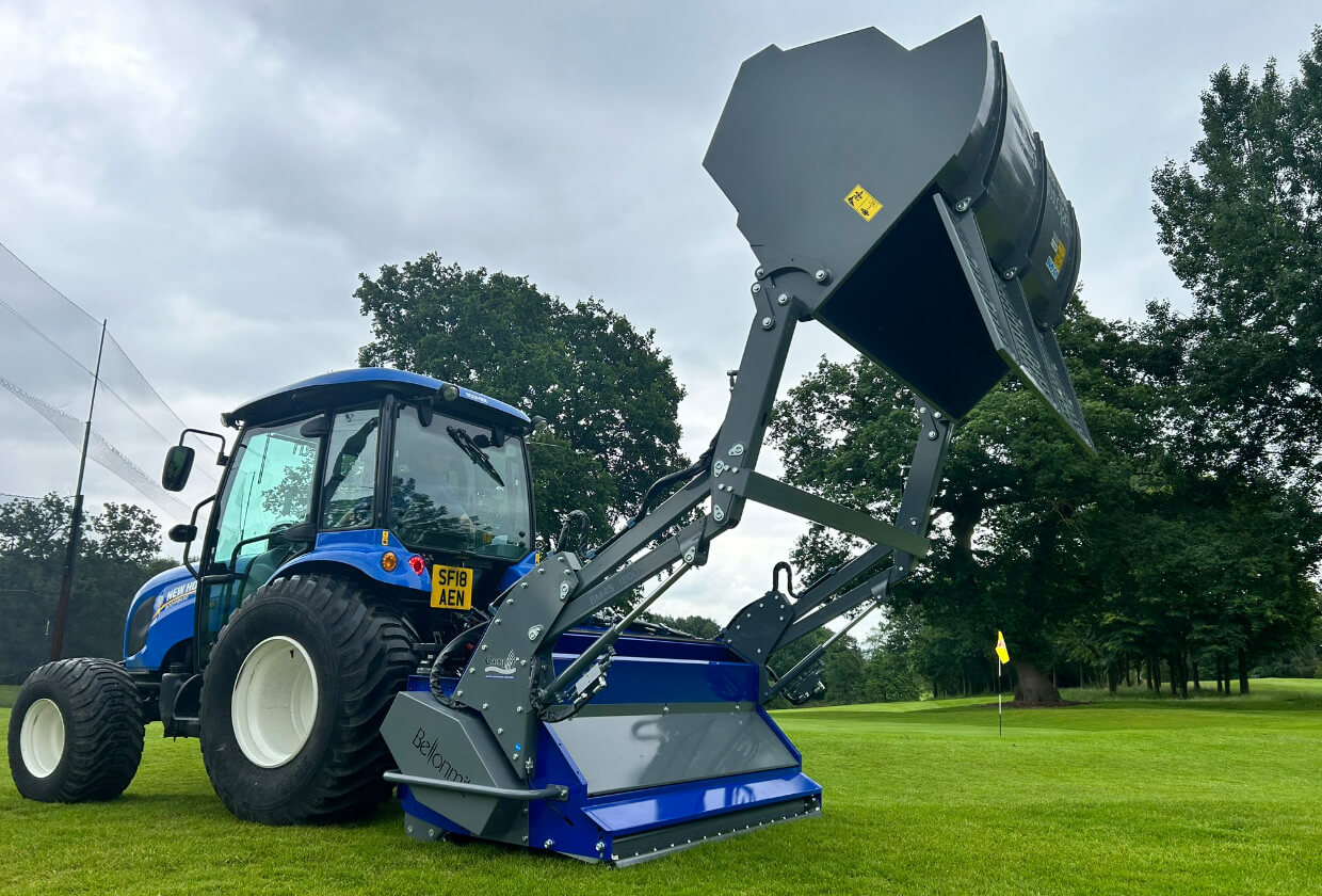 Bellon Mit BM45 Scarifier – zberač s hydraulickým výsypom
