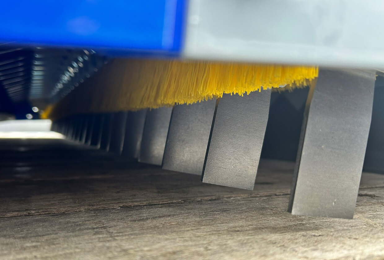Bellon Mit BM45 Scarifier – detail nožov rotora